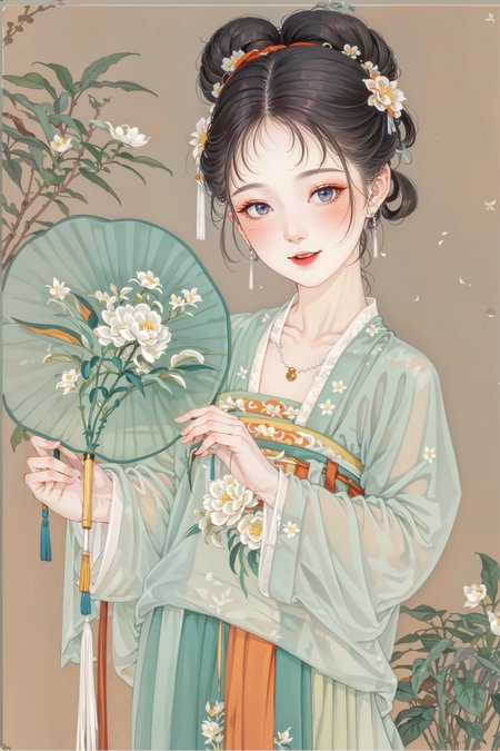 慧慧-大唐美女团扇