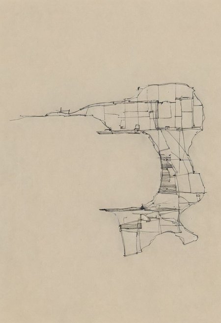 a professional hand sketch of architecture,
(POV view , DOF, first people view from the entrance, low angle shot:1.4),
(Ancient civilization, Alien Prometheus movie scene, dune movie scene:1.5), (The colonial city of the future, in the mist-filled Grand Canyon, on an unknown Earth-like planet, 2 moon on sky, Spaceship flight connects colonies, waterfulls:1.3), (Machu Picchu, a mountain settlement, incredibly spectacular:1.2), (Mario Botta:1.3), (avant-garde, future, reality, science fiction, photorealistic), (modern architecture:1.2), White limestone with black granite, fountain, waterfall, landmark, square, path, narrow street,
(Large Files, Ultra Realistic, 8K, 16k, FHD, HD, VFX, Perfect, Photography, composition, Architecture Sales Photography, Architecture Competition, Ultra High Resolution, Cinematography, High Resolution Image:1.1), (dramatic lighting, direct sunlight, ray tracing, clear shadow:1.2),  (real landscape:1.1), (blurred background:1.0), (urban background, more_details) ,
great lighting, extremely detailed, hillscastel, Neo Classic, Architecture sketch