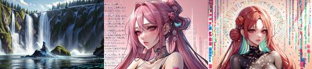 highly insanely detailed, masterpiece, top quality, best quality, highres, 4k, 8k, RAW photo, (very aesthetic, beautiful and aesthetic), 
__lazy-wildcards/subject/style-elem/code_style/prompts__, 
<lora:CodeStyle (half generic class)_564920:0.8>, 
(1girl:1.3), 1other, 
__lazy-wildcards/dataset/background__,âââ