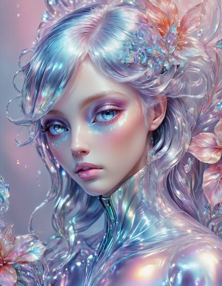 novuschroma84 style iridescent hot and cold  <lora:novuschroma84 style:1>  <lora:FaeTastic Details:1>