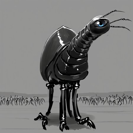 meandraco, feral, insect, unusual anatomy, cyclops