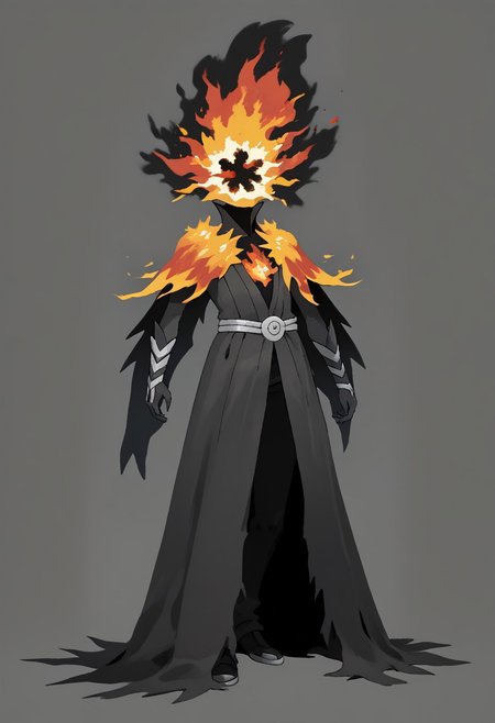 score_9, score_8_up, score_7_up, source_furry,
lord_of_frenzy, fire head,
Type: Fire, Type: Dark, Egg Group: Mineral, 
simple background, grey background
DSP, artist:DSP, mogeko,