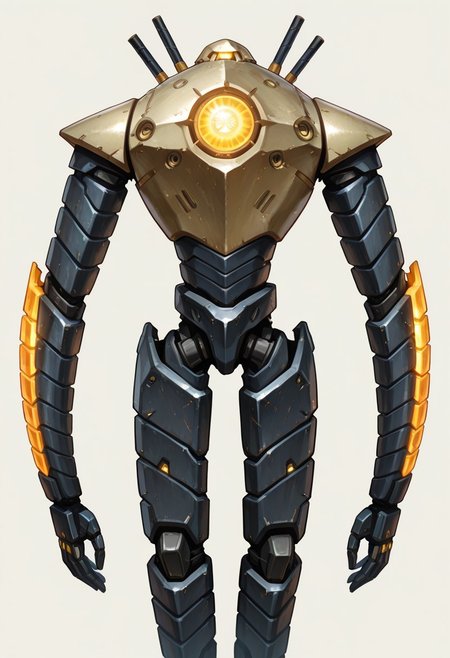 masterpiece, best quality, 
BREAK, (solo), 1other, robot, (((no human))),
 (segmented arms), mechanical arms, ((multiple segmented arms)),
 looking at viewer, standing, 
<segment:yolo-Anzhc Face seg 640 v2 y8n.pt,0.4,0.5//cid=1>
simple background,