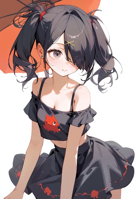 (score_9, score_8_up, score_7_up), 1girl, amechan, hair over one eye, Bohemian print off-the-shoulder crop top and flowy skirt, <lora:NGO-PO-v1A-000008:0.8>