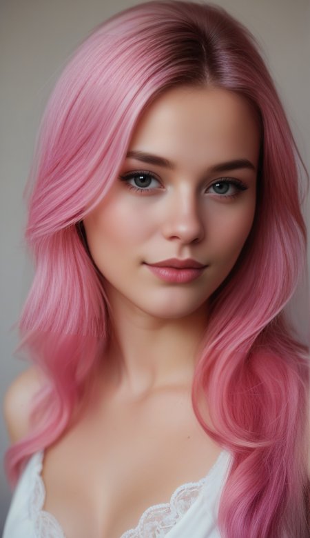 Stable_Yogis_PDXL_Positives,   <lora:77ponychar2-pdxl-0-RBSYPV3:0.9>
77ponychar2body, 77ponychar2face,  black eyes,  eyelashes,  portrait,  long hair, looking at viewer, pink hair, lips,  portrait, realistic,  medium breast size,