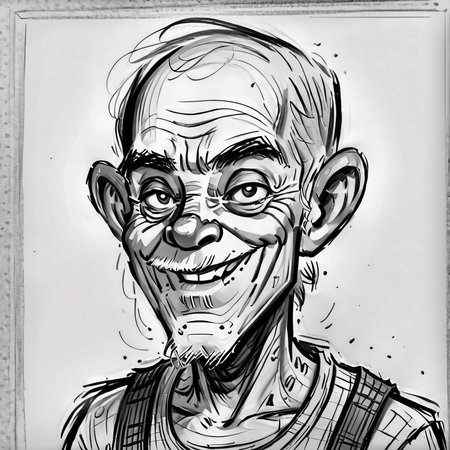 drawix18 portrait of a old man, black ink, very detailed <lora:drawix18:0.8>