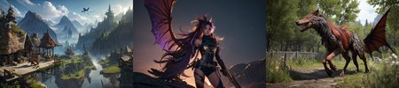 highly insanely detailed, masterpiece, top quality, best quality, highres, 4k, 8k, RAW photo, (very aesthetic, beautiful and aesthetic), 
__lazy-wildcards/subject/env-bg/SavageVerse/prompts__, 
<lora:SavageVillage-10:0.3>, 
(1girl:1.3), 
solo focus, 
($(char-skin-tanned-dark-black-bronze-001):1.1), 
(__lazy-wildcards/char/haircolor__), 
__lazy-wildcards/dataset/background__,âââ