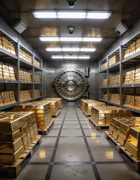 Fort Knox gold vault pony