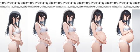 Pregnancy slider IllustriousXL