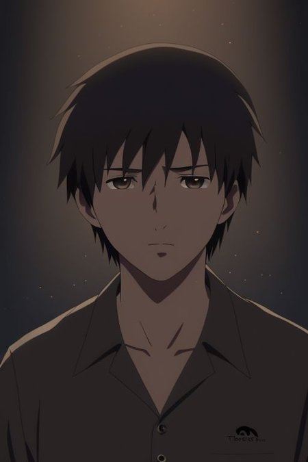 high resolution, solo, best quality, 1Boy, Takaki Toono, Brownish Hair, Brown Eyes, cool, Mysterious black background, Movie lighting, a sense of atmosphere, OverallDetail