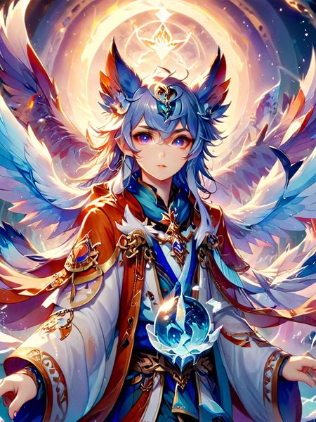 ral-dreamguardian, dream guardian [fire|ice|earth|water], [human|animal], [fox|wolf|animal|bird|dog|dragon] <lora:ral-dreamguardian-sdxl:1>