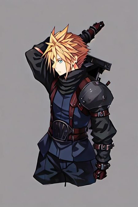 cloud strife, shinra_infantry_uniform