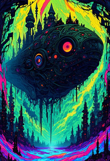 WackyBrightDaal ,masterpiece,best quality,amazing quality,absurdes,newest,scenery,  alice,  glitch effect, vr avatar, digital distortion, recursive loop, decaying virtual space, face glitching, human eyes, chromatic aberration, pixelated aesthetic, cyberpunk, corrupted data, surreal digital art, best quality, highly detailed  Ground level (from the side) view Close shot (focus on waist)