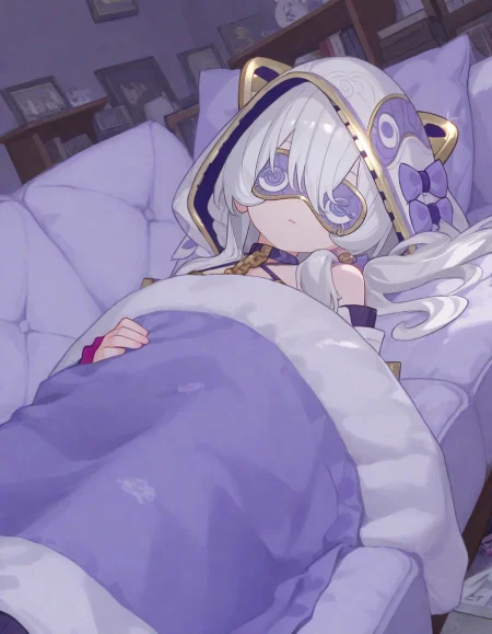 1girl, solo, sitheresa, messy room, sleeping, dutch angle, under blanket, eyemask, on sofa, 
very awa, masterpiece, best quality, amazing quality, absurd res, hi res, highres, tianliang duohe fangdongye  <lora:shiroski:0.4> <lora:748cmSDXL:0.4> <lora:H4ru_style:0.4> <lora:ma1ma1helmes_b:0.4>  <lora:sitheresa.il:1>