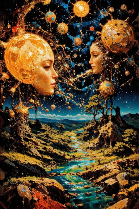 space, beautiful  German surreal landscape, woman, planets, galaxies, stars, vivid colors, colorful, multilayer paint splash style, <lora:Hand v2:1> <lora:Anti-Blur:1> <lora:Insane Detail Slider:0.5>   <lora:Flux.1_Turbo_Detailer:0.6>   <lora:flux-photo-transparent_Alpha_1.0:0.8> <lora:flux.1_lora_flyway_Epic-detail_v2:1>   <lora:Painterly01b_CE_FLUX_AIT:0.8> pntrlyCE_style <lora:PsykeV1:1>  <lora:VividlySurreal:1>