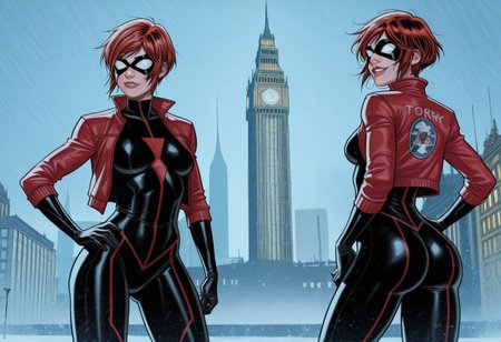 Jessica Drew/ultimate Black Widow Marvel- Illustrious