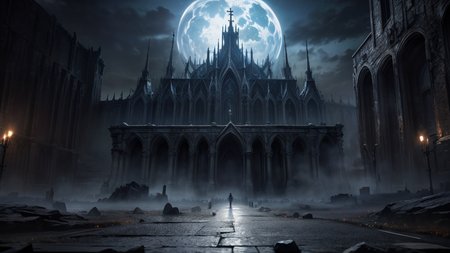 Dystopian style, 
Dreamscape, 
cinematic film still, 
realistic analog photo, award winning photo, 
 <lora:Evil:0.75> evilrealm, dark fantasy, tribal church build of  human flesh, demonic architecture, church front resembling a face,  
, 
nightsky filled with storm clouds, lightningstorm, ,
high-quality, crisp, sharp, professional-grade, high-resolution, fine detail, accurate colors, low noise, fast shutter speed, wide dynamic range, precise focus, RAW, highres, 8k, uhd, High Dynamic Range, tonemapping, crisp details, ,
. shallow depth of field, vignette, highly detailed, high budget, bokeh, cinemascope, moody, epic, gorgeous, film grain, grainy,
. Surreal, ethereal, dreamy, mysterious, fantasy, highly detailed,
. Bleak, post-apocalyptic, somber, dramatic, highly detailed