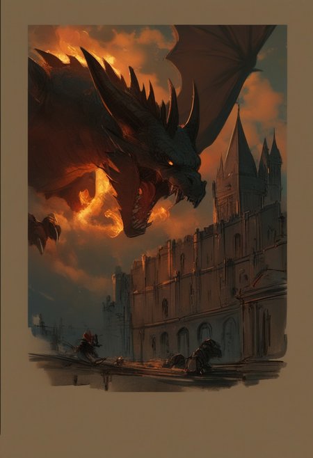 dragon, no humans, fire, cloud, open mouth, castle, wings, sky, yellow eyes, cloudy sky, flying, sharp teeth, breathing fire, teeth, monster, a_Comic_Illustration, rough lines with ink, (drawn:1.1), (sketch:1.5), (crosshatching:1.25), (comic style:1.1), graphic novel style, sharp lines, hires, zstyle, (western comics \(style\):1.1), (hatching \(texture\):1.2), zPDXL, Mr_Monster_Possitive, <lora:Expressive_H:0.5>, score_9, score_8_up, score_8_up,            <lora:detailed_notrigger:1>
 (8k uhd:1,4)
 <lora:add-detail-xl:1>
(((full clothed)))
