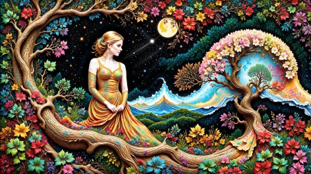 Malaysian beautiful  landscape, day, woman, very intricate, very detailed, sharp, bright, colorful, <lora:Hand v2:0.5> <lora:Anti-Blur:1><lora:Insane Detail Slider:0.25>  <lora:flux.1_lora_flyway_Epic-detail_v2:0.3> <lora:fluxenhancer:0.25> <lora:AISIL_style:1> AISIL style digital artwork with intricate and vibrant background