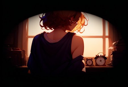 Alarm clock, ringing, object, clock focus, 
(cowboy shot,), masterpiece, high quality, high resolution,  , vivid colors, dark, 5L33PYM4L3P0V, vignette , 
No humans, only clock, 
score_9, score_8_up, score_7_up, cartoon style,