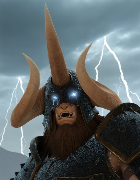 masterpiece, good quality, best quality, solo, lightning, storm, electricity, glowing eyes,
KholekSuneater, male focus, armor, horns, close-up, 
 <lora:KholekSuneater_Vpred:0.8>