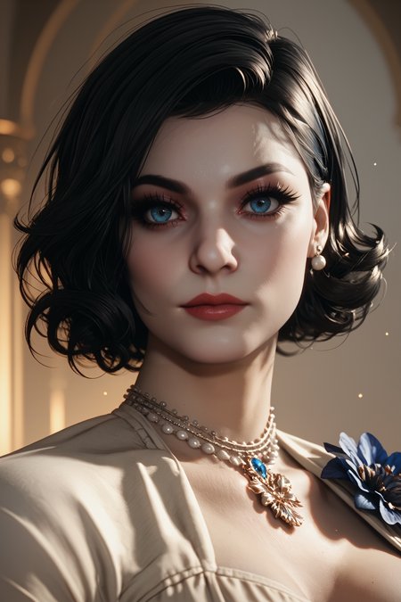 score_9, score_8_up, score_7_up,
<lora:REVLadyD:0.8>
REVLadyD, 1girl, black hair, blue eyes, short hair, pale, looking at viewer, portrait