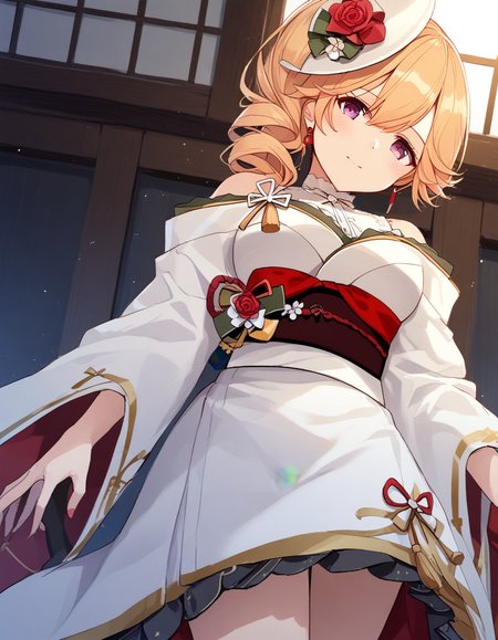 <lora:richelieu_XL_pony_bf16_v1:1>1girl, richelieu \(azur lane\),japanese clothes,, BREAK score_9, score_8_up, score_7_up, BREAK source_anime, best quality, masterpiece, uncensored,<lora:sdxl_lightning_4step_lora:1>(clear eyes:1.2),zPDXLpg,rating_explicit