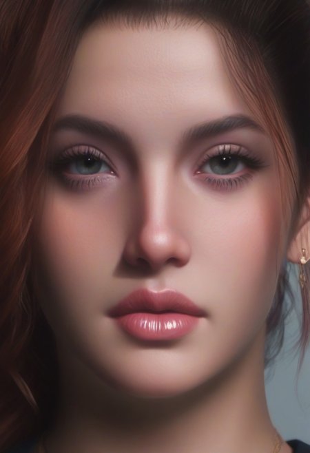 score_9, score_8_up, score_7_up, portrait, 1girl, face focused, art face, Kandinsky, Claire Russell, Claire2077, very big lips, makeup, (glitter face), very milky skin, (parted lips, teeth), open eyes, big eyes, ginger hair, iridescent eyeshadow, glitter, mole, very moist mouth, face covered in sparkles