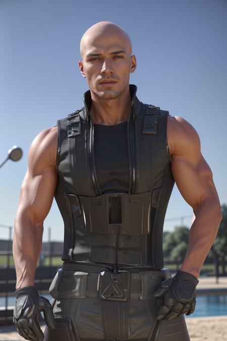 (photorealistic:1.4), <lora:TacticalAssautV1:1>, (masterpiece:1.4),(best quality:1.4)(high_resolution:1.1) , (1man, male body, male face, oily skin, wearing tactical_assaut t-shirt gloves), ((upper body)),  ((thin hair, realistic hair:1.2)), ((thin beard)),
<lora:muscle_slider_v1:2>,
<lora:weight_slider_v2:-1>,
<lora:hair_length_slider_v1:1>,
<lora:Background_Detail_v3:0.4>,
<lora:add_detail:0.5>