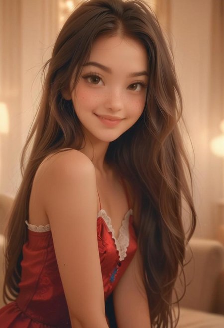 score_9, score_8_up, score_7_up, score_6_up, photo of pretty pinay, from front, below, close up, SkinHairDetail. volumetric lighting, 
em5588, of one cute 22yo girl, solo, (very light charming smile, closed lips), long hair, brown hair, long hair, ((pretty face)), (beautiful face:1.0), ((cute face)), 
red strapless dress, small natural breasts, sitting, shy, looking at viewer,
evening, night, scenic city scape, glowing beautiful face, sharp face focus, pretty brown eyes, mascara,
((full height view)), full bidy view,