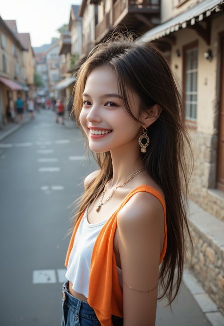 (((score_9, score_8_up, score_7_up, petite, slender, close view from above)))
, 
((( highly detailed, masterpiece, perfect, detailed, hd, )))
,
((( Sarielmb, long hair, jewelry, earrings, )))
,
((( 1girl, solo, posing, looking on viewer)))
,
((( outdoors, town, street )))
,
((( Smiling ))) 
,
((( )))
,
((( )))
,
((( )))
,
()
