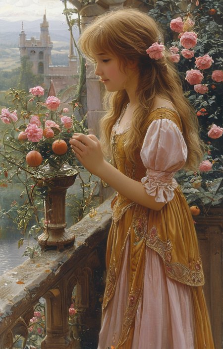 masterpiece,best quality,<lora:tbh201-sdxl:0.9>,illustration,style of Edmund Leighton
 portrait of idolmaster cinderella girls,