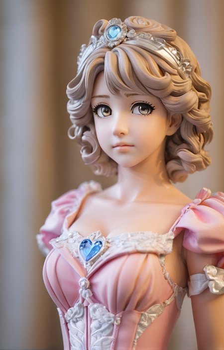 masterpiece,best quality,<lora:tbh59-sdxl:0.75>,illustration,A gypsum sculpture style, portrait of idolmaster cinderella girls,