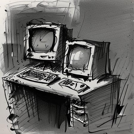 corcoc4s computer, very detailed<lora:corcoc4s:1>