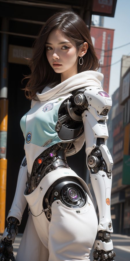 girl in a colourful   patterns, , realistic fantasy, extremely detailed and beautiful aesthetic face, 8 k resolution, dramatic lighting(peacock feather:1),Layers and layers of thin gemstones,<lora:nijiarmor_v2:1> ,(robot:1.2),(robot,:1.2),Pastel_color armor ,,backlighting,  android woman ,,PIT GIRL,(cyber car:1.2) in background,(glass:1.2),science fiction, ,