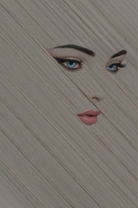 3d photo of a woman, in her 30s, gorgeous face, full lips, 
medium length black hair, goth makeup, eyeliner, dark eye shadow, pale skin, Perfect detailed eyes