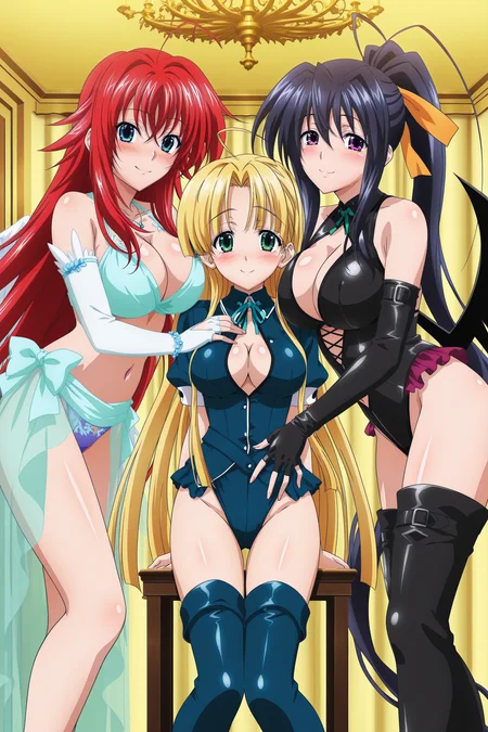 High School DxD - style + some characters - Commission!