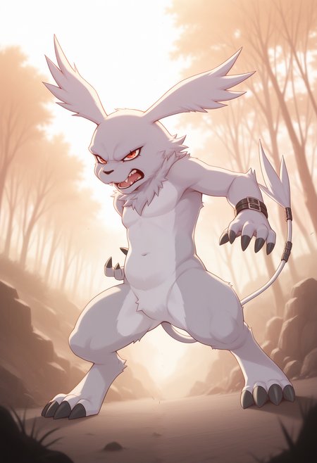 masterpiece,best quality, amazing quality, 1boy, solo, g4z1m0n, furry male, tail, attack,

outside,