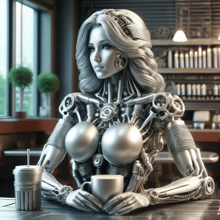 engitex beautiful girl in a cafe, very detailed, cinematic<lora:engitex:1>
