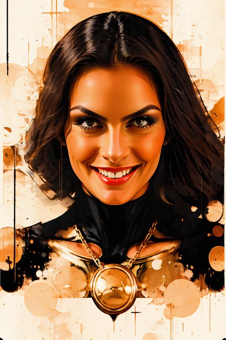 <lora:BrazilianWomanAmazon_V1.0:1>, close up, portrait, knight , female wearing gold armor, light smile, sy3 art style
 <lora:BubbleDrip:1.13> ,
<lora:muscle_slider_v1:2>,
<lora:weight_slider_v2:-1>,
<lora:hair_length_slider_v1:1>