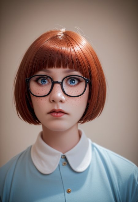 Portrait, score_9, score_8_up, score_7_up, score_6_up, score_5_up, score_4_up,
<lora:AlienorXL:0.8> AlienorXL, solo,
1girl, redhair, freckles, <lora:PerfectEyesXL:0.8> perfecteyes, blue eyes, bob cut, Waterproof mascara, Prairie skirt, Hanbok, Night Driving Glasses,Hotel staff uniforms, , , Awe expression, Snowboarding Pose, Abstract patterns in the background , Documentary lighting,Close up , Night Vision Saturation, <lora:Photo 2 Style SDXL_LoRA_Pony Diffusion V6 XL:0.8> raw, photo, realistic,