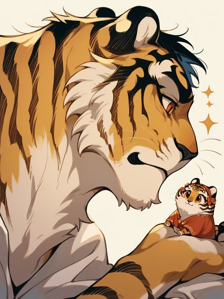 source_anime, score_9, score_8_up, score_7_up, score_6_up, score_5_up,  <lora:m04XLP:1> m04, cute, tiger