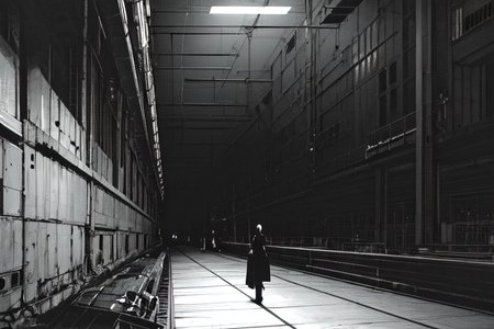 highly insanely detailed, masterpiece, top quality, best quality, highres, 4k, 8k, RAW photo, (very aesthetic, beautiful and aesthetic),  
tsutomu nihei,nihei_tsutomu,blame!,blame gakuen!,abara,TNstyle,sidonia_no_kishi,(mausoleum,megastructure in background,stairs,tunnel,tower,giant room,deep horizon,sidonia \(ship\),space,spacecraft,lab),cables,tubes,industrial pipes,foggy,steam,mist,smoke,fog,letterboxed,machinery,clouds,ventilation fan,ventilation shaft,bridge,fence,light particles,drainpipe, 
<lora:blameLora_v10:0.8>, 
(1girl:1.3), 
solo focus, 
makeup,foggy environment,hallway,kimono,patient_gurney,wheeled stretcher,soft pink background,âââ