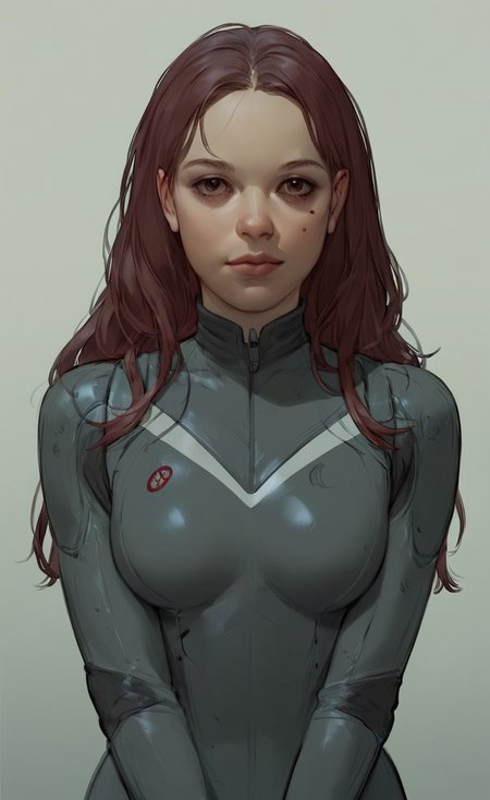 score_9, score_8_up, score_7_up, score_6_up, score_5_up, score_4_up  <lora:Parrot:.7> 1 girl, 
 , looking at viewer , front body,   <lora:hand 4:.7>, superhero suit,sexy:2, long hair,  cool, tech, tactical,