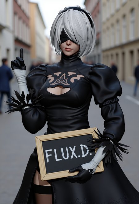 [Wan2.2 T2V & FLUX.1 D & XL & 1.5] 2B (‎YoRHa No.2 Type B) Nier:Automata