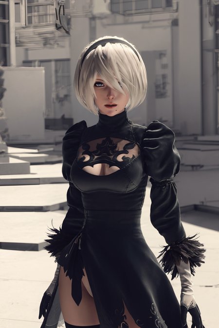 [Wan2.2 T2V & FLUX.1 D & XL & 1.5] 2B (‎YoRHa No.2 Type B) Nier:Automata