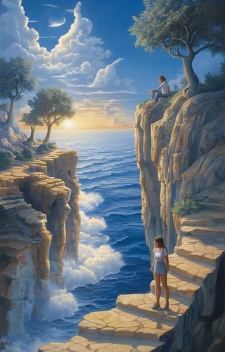 masterpiece,best quality,<lora:tbh277-sdxl:0.9>,illustration,style of Rob Gonsalves, tech genius teenage girl