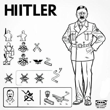 Adolf Hitler <lora:ikea_instructions_xl_v1_5:1>