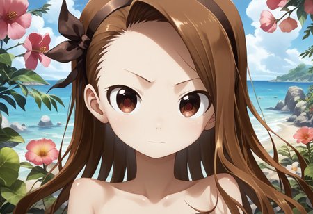 score_9, score_8_up, score_7_up, detailed background, shiny skin, posing, rating safe, 
<lora:yamamoto.pony:1>,
yamamoto,
iori,