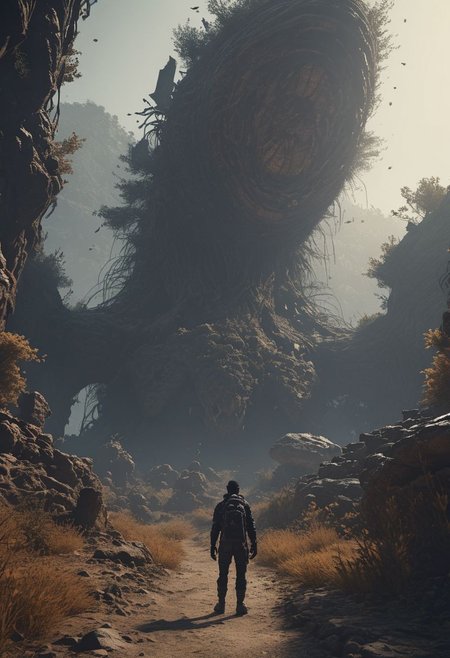 (horror Life form, roaring, body snatcher, multiple mouthed creature of darkness, and somehow there's an angelic face:1.4), (Life in an incubator, plants growing alongside human flesh, ants in hair, dirt bed), long-shot, far-off, very-person octane, 8k, 8mm depth of focus, (low perspective:1.6), high-end scattering colors. 8k, Cinematic Render, (Professional Face:1.1) Fantastical mood, Unreal engines inside a frame after with many dead  blood on them, With, photoshop in order for artstation, cinematic and Cinema, Dark kimura artstyle on render hyper-out characters on floors UHD lifelike, 4k hyperdetailed, octane cinema4k render and skin frame cyberpunk, hypermaximalist, directed by Reilerealistic 8k render photorealistic level quality perfect resolution, 8k texture, volumetric hazy dark fantasy digital composition art, cinema National Geo coherency, CGSociety   sharp focus ambient, post processing Wires glitchcore texture, intricate
<lora:MercuryXL:0.3> <lora:DrippingXL:0.3>